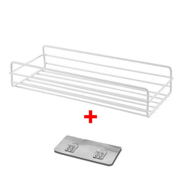 Metal Modern Bookcase Shelf for Home Storage - Wall-Mounted