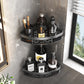 No-Drill Corner Shower Shelf Organizer - Wall-Mounted
