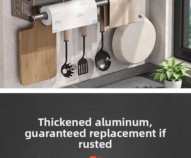 Multi-Tier Spice Storage Rack - Wall-Mounted