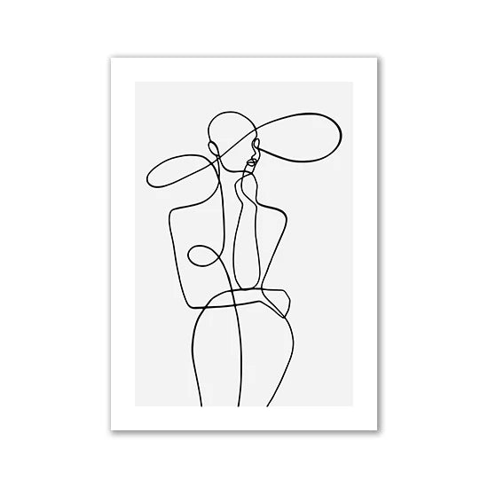 Minimalist Pink Aesthetic Canvas Wall Print