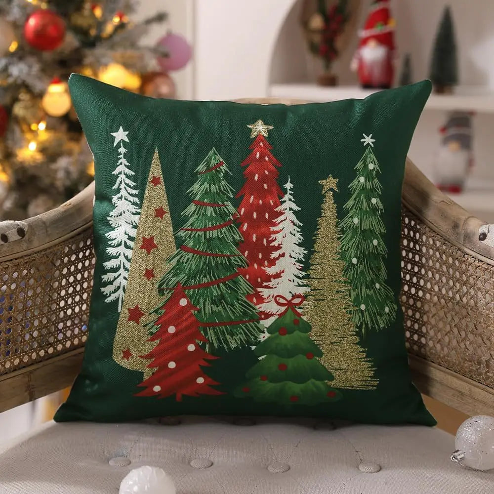 Plaid Stripe Decorative Cushion Cover - 45x45cm