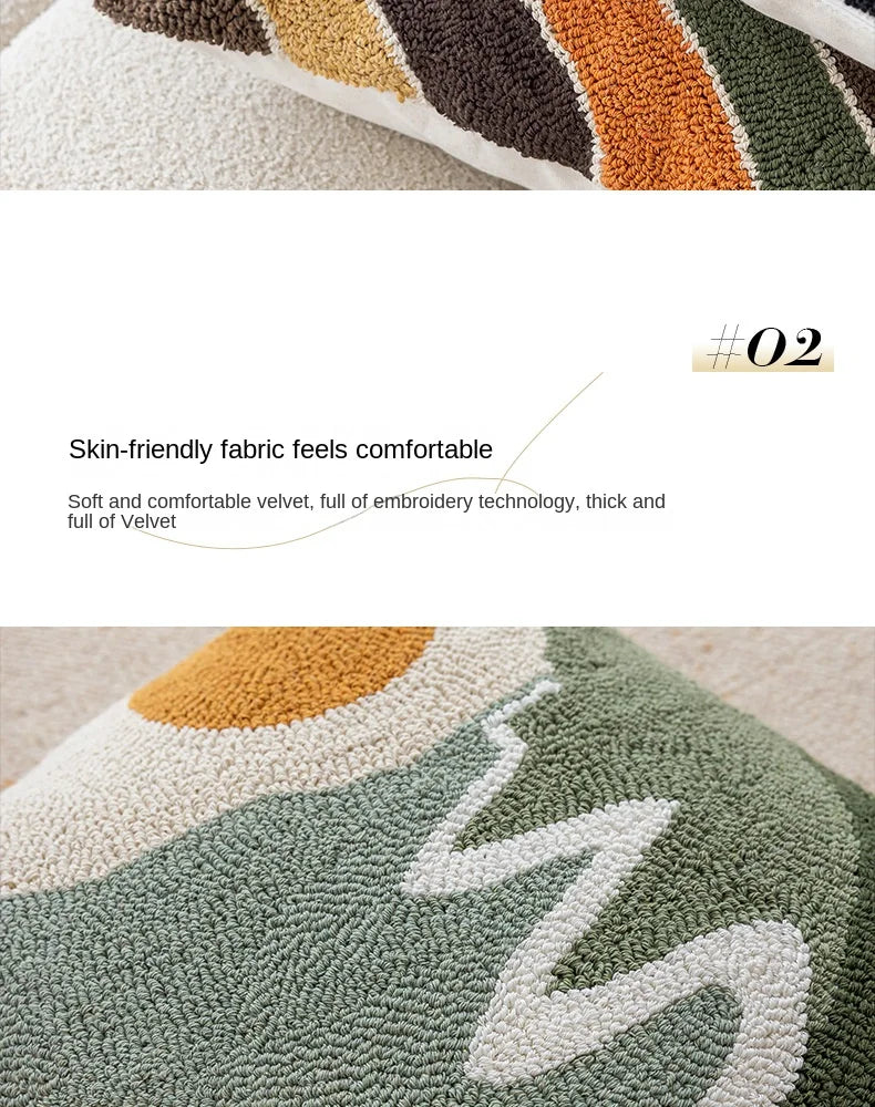 Geometric Decorative Pillow Cover - 45x45