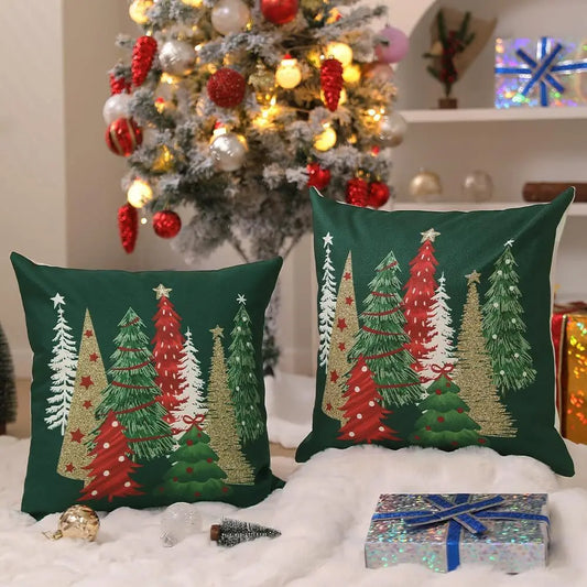 Plaid Stripe Decorative Cushion Cover - 45x45cm