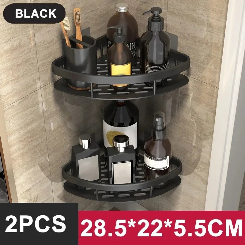 Wall-Mounted Bathroom Storage Shelf