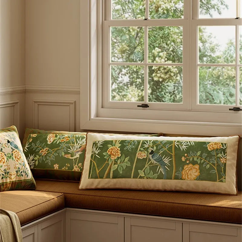 Velvet Decorative Pillow Cover - 35X100cm