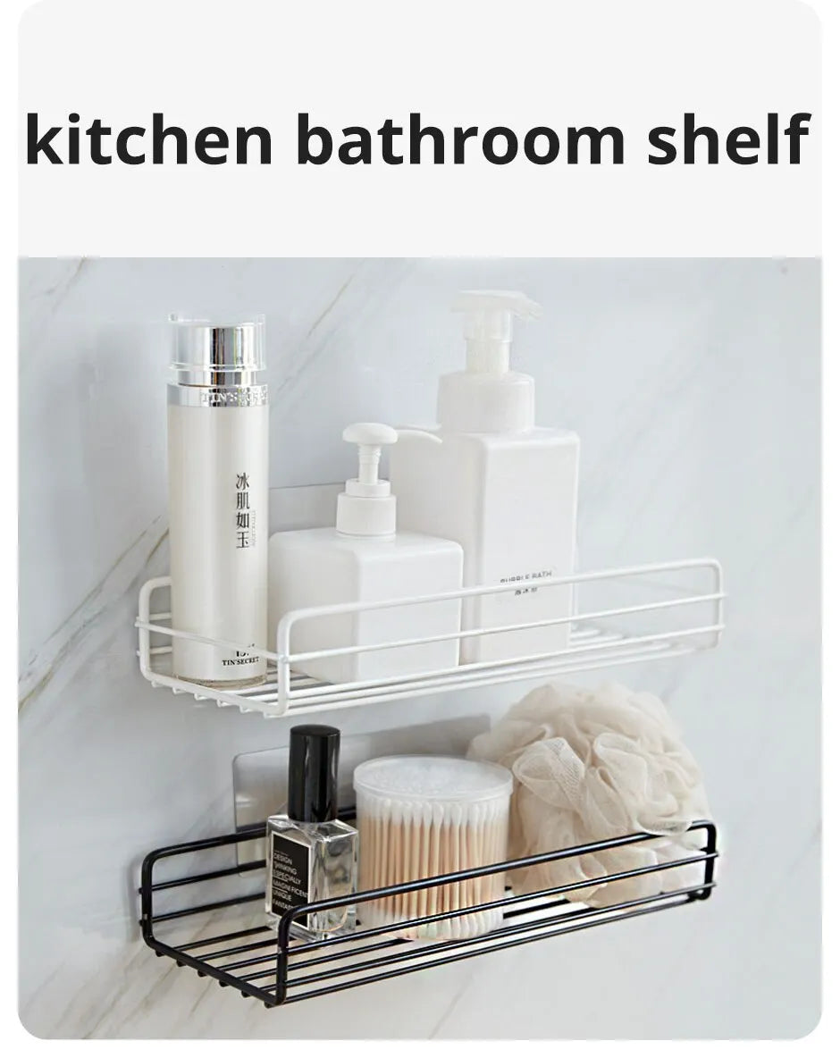 Metal Modern Bookcase Shelf for Home Storage - Wall-Mounted