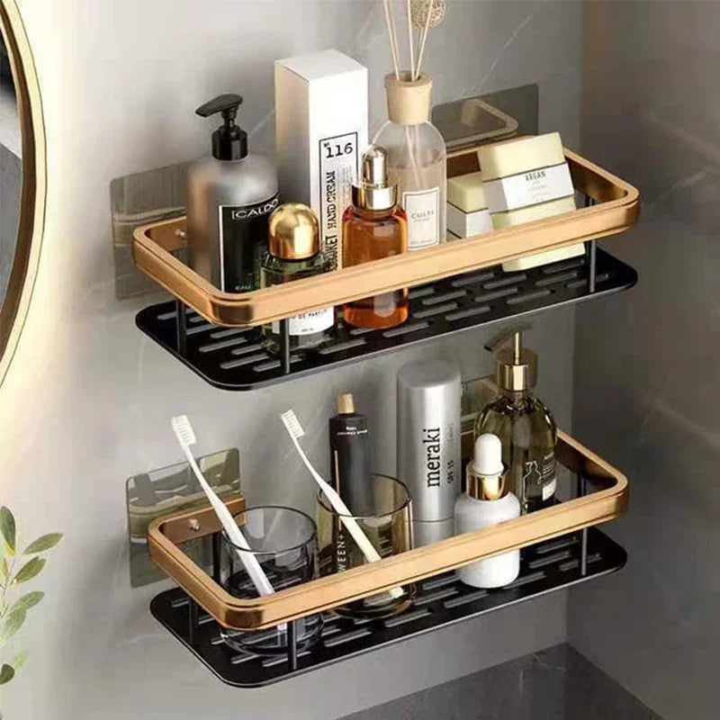 Wall-Mounted Bathroom Storage Shelf
