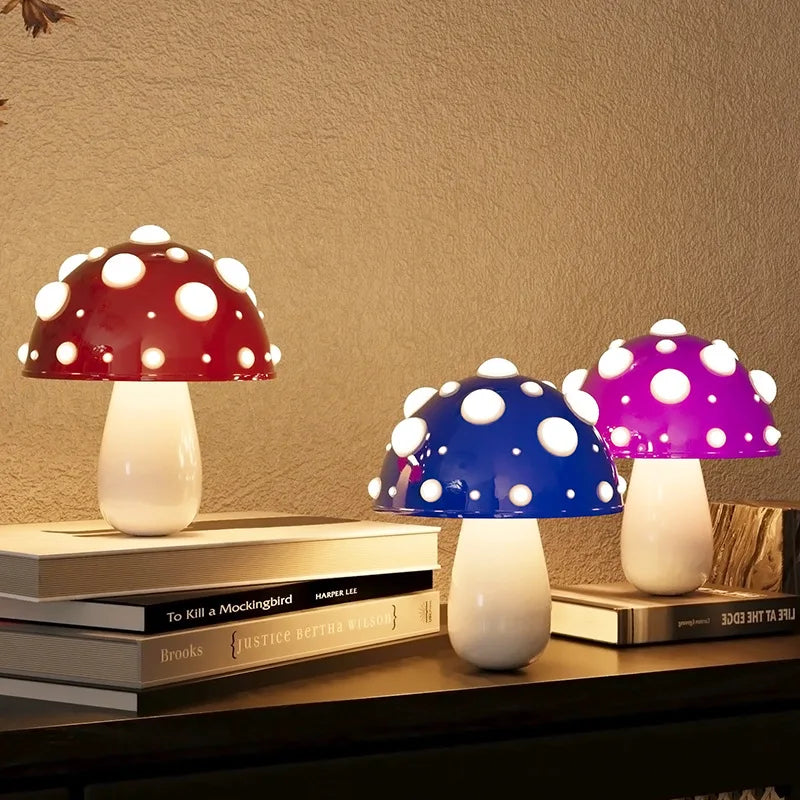 Mushroom Table Lamp with Touch Dimming 4