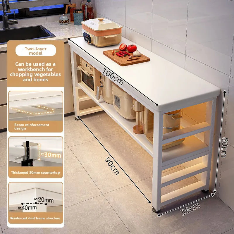 Countertop Microwave Storage Shelf