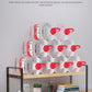 Wood Tiered Desktop Bookshelf for Daily Organization
