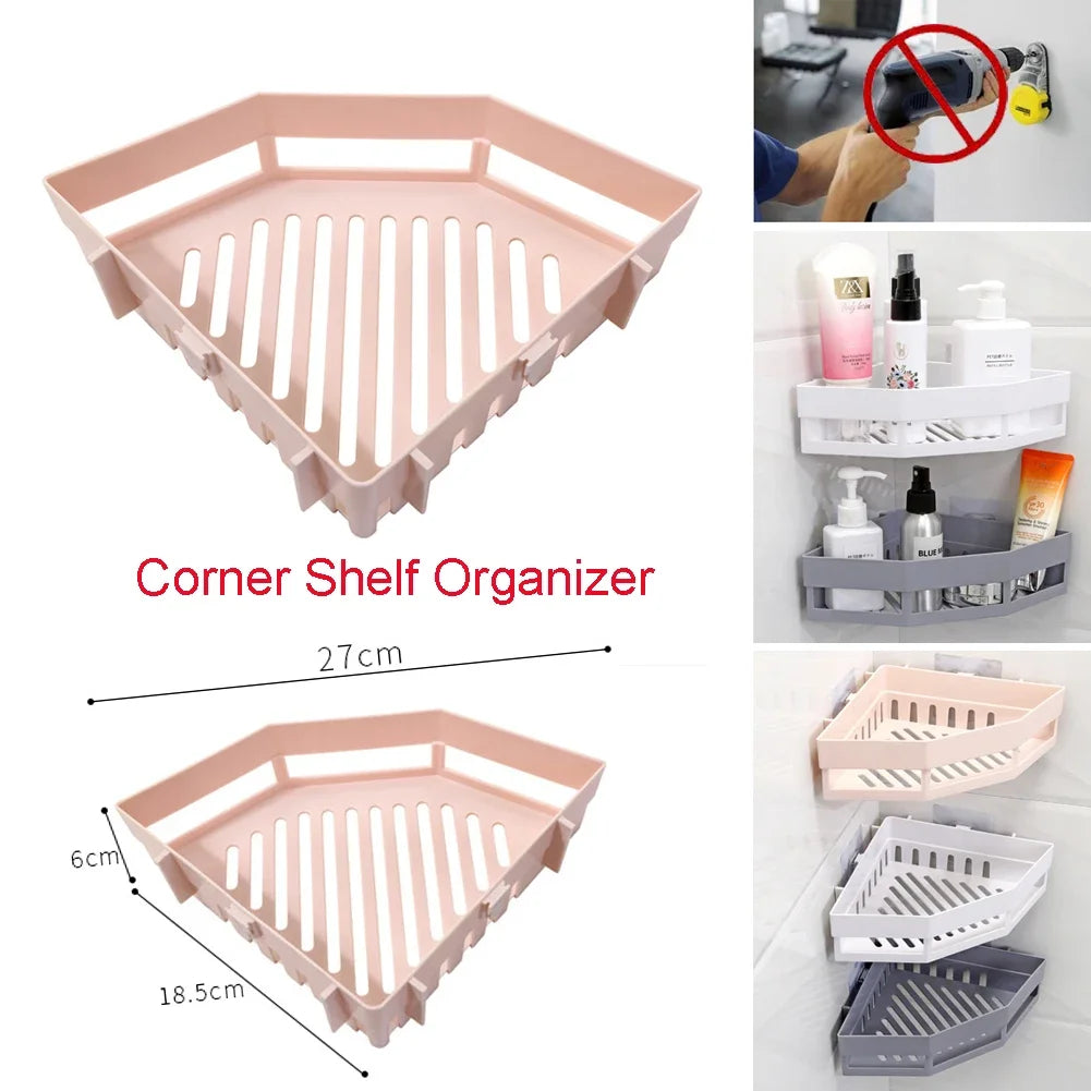 Over-Toilet Storage Shelf for Bathroom Essentials - Corner