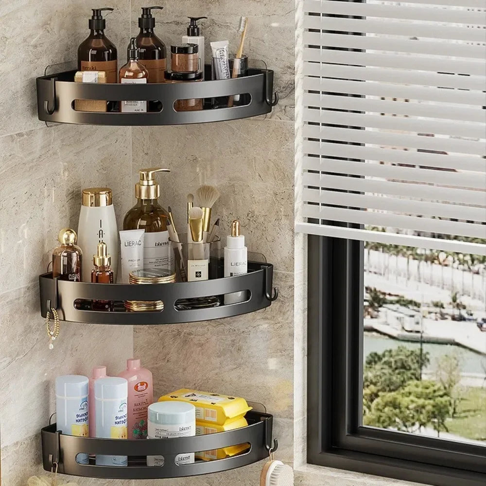 No-Drill Corner Shower Shelf Organizer