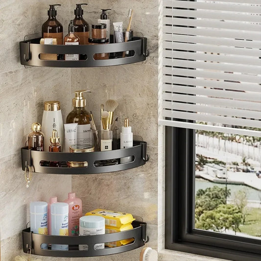 No-Drill Corner Shower Shelf Organizer