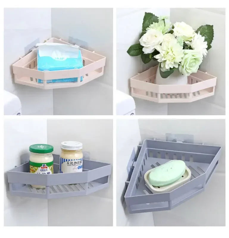 Over-Toilet Storage Shelf for Bathroom Essentials - Corner