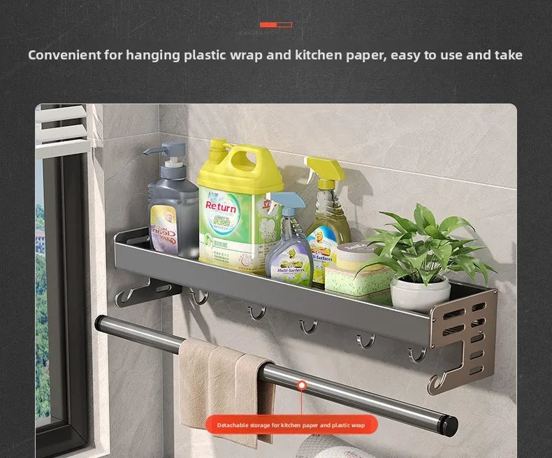 Multi-Tier Spice Storage Rack - Wall-Mounted