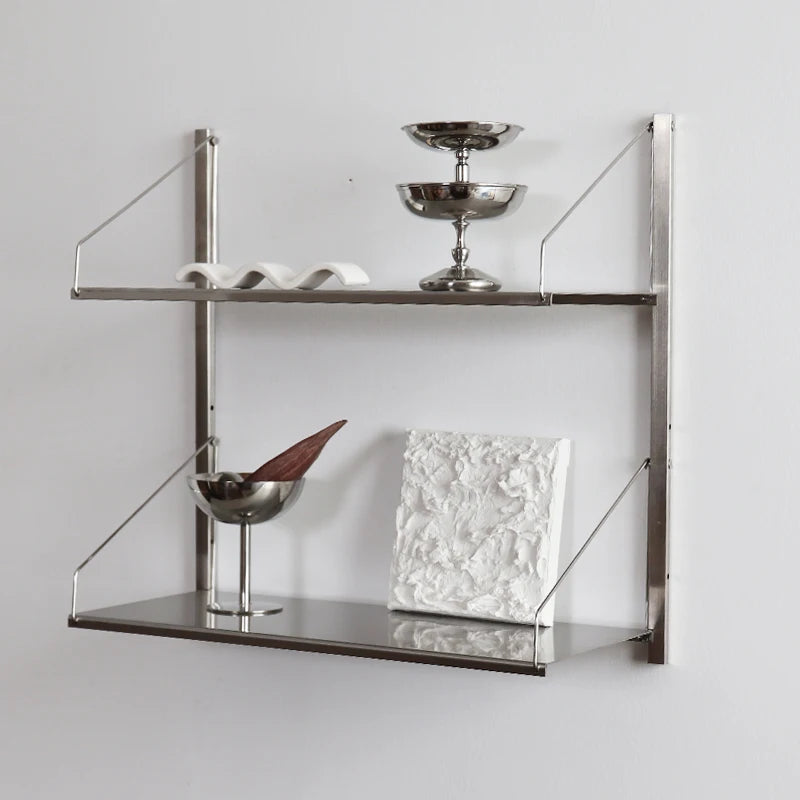 Minimalist Floating Wall Shelf for Display and Storage