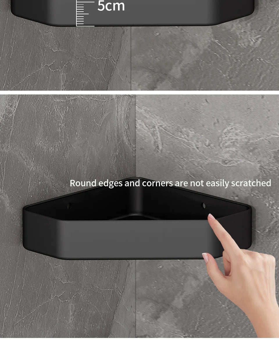 Wall-Mounted Bathroom Storage Shelf - Wall-Mounted
