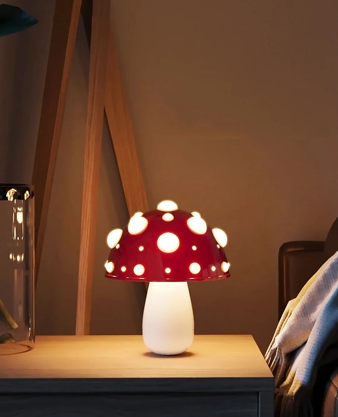 Mushroom Table Lamp with Touch Dimming 4