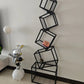 Metal Modern Bookcase Shelf for Home Storage
