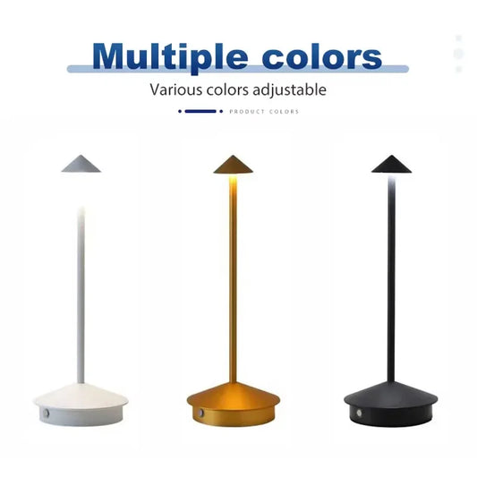 Cordless Touch Table Lamp with Adjustable Brightness - Cordless