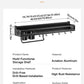 Metal Modern Bookcase Shelf for Home Storage - Multi-Layer