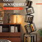 Metal Foldable Grid Bookcase for Home Storage