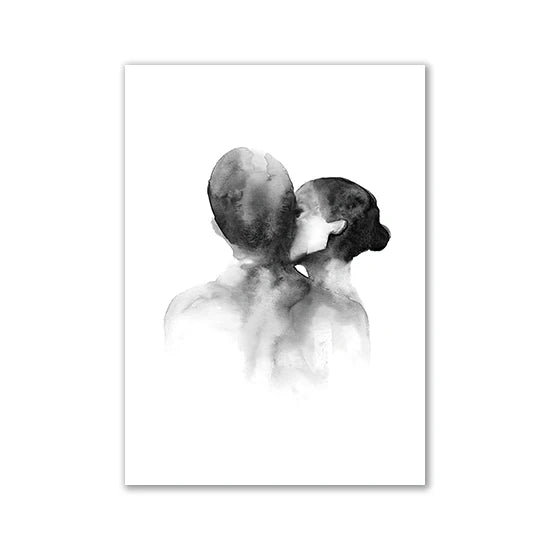 Minimalist Pink Aesthetic Canvas Wall Print