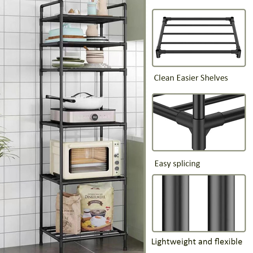 Countertop Microwave Storage Shelf - Multi-Layer