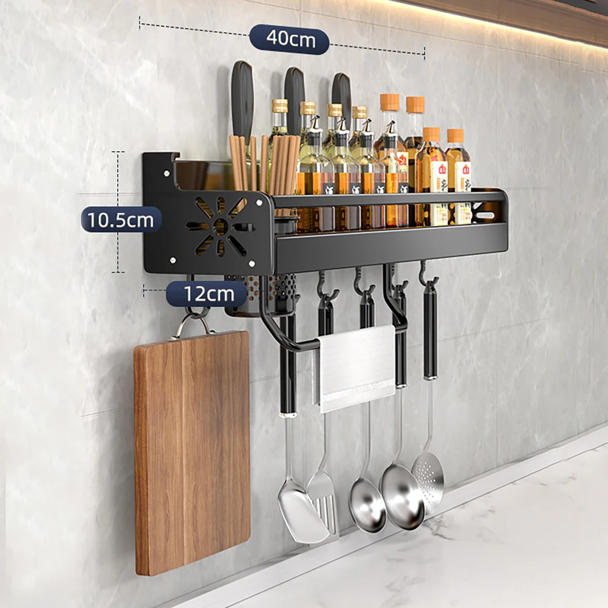 Metal Modern Bookcase Shelf for Home Storage - Multi-Layer